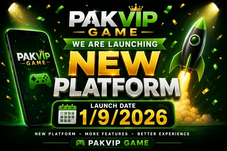 Pak VIP Game Launching Date – New Platform Launching 1 September 2026
